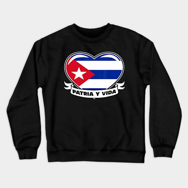 Cuban American Proud Cuban Crewneck Sweatshirt by dyazagita